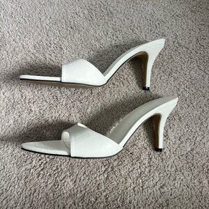 Elegant White Women's Heels